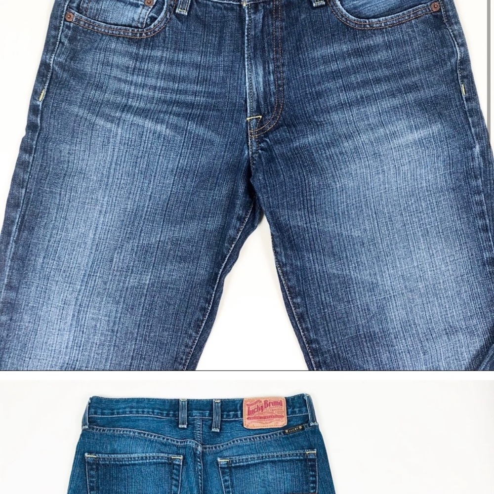 lucky brand straight leg jeans, color warhorse